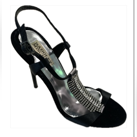 Badgley Mischka Platinum Women's Java T-Strap Sandal Size 8 - Picture 3 of 9